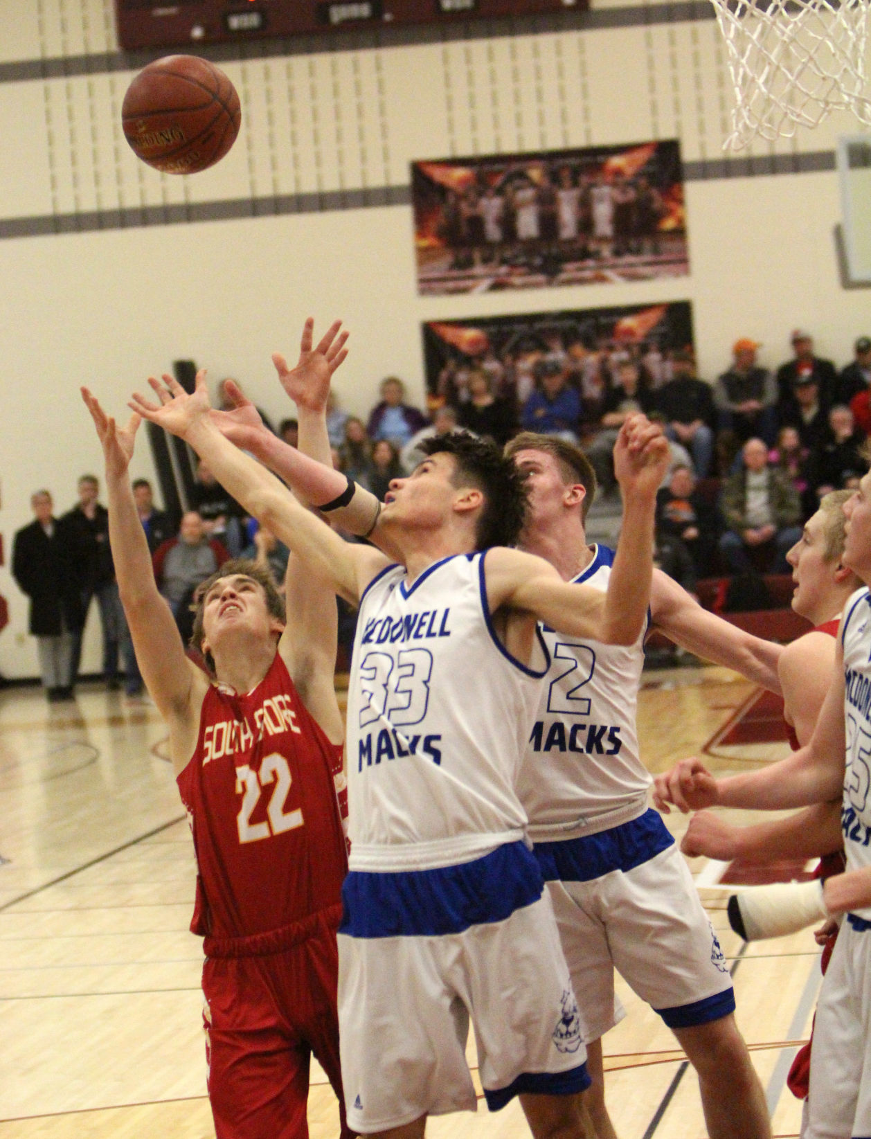 McDonell boys basketball vs South Shore at Spooner 3-10-18
